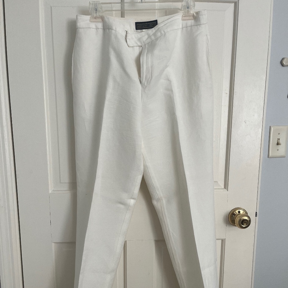 White Linen Pants